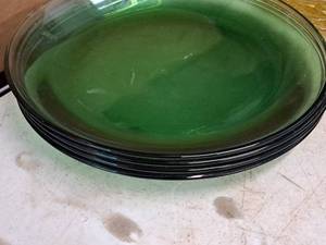 lot 299 image: Lot of (4) 10 Decorative Glass Plates