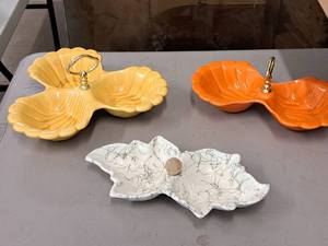 lot 444 image: Lot of (3) Decorative Serving Dishes