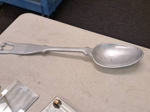 lot 453 image: 19-12 Decorative Metal Spoon