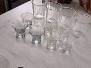 lot 480 image: Lot of (11) Assorted Small Shot Glasses