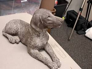 lot 512 image: Labrador Dog theme Statue