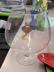 lot 535 image: Glass Brandy Snifter