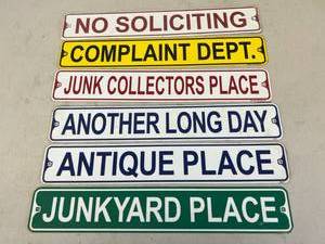 lot 31 image: Metal Signs