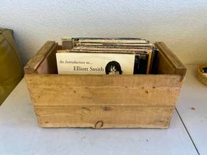 lot 37 image: Wood Box of Albums