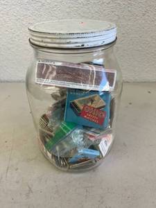 lot 38 image: Jar of Matchbooks