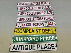 lot 123 image: Metal Signs