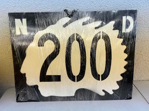 lot 135 image: ND Road Sign Art