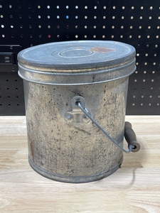 Vintage Metal Pail with Handle