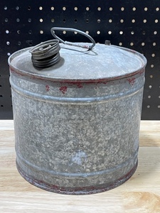 Vintage Steel Can with Spout and Handle