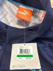 lot 7 image: New Puma Golf Shirt Size Large $70 Retail