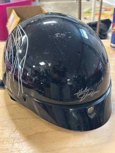 lot 66 image: Harley Davidson Helmet Size Large