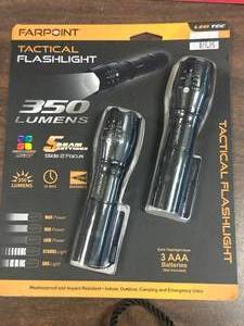 lot 80 image: Tactical Flaslight Set