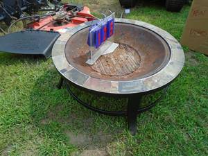 lot 125 image: Portable fire pit. No cover. As shown.