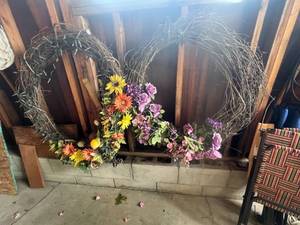 Pair of Large Wreaths