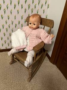 Rocking Chair & Doll
