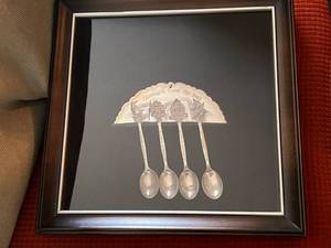 Framed ND Centennial Spoons