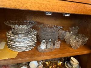 Shelf of American Fostoria