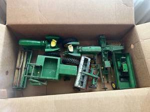 Box of John Deere Farm Equipment