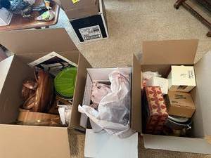 3 Boxes of Kitchen Items