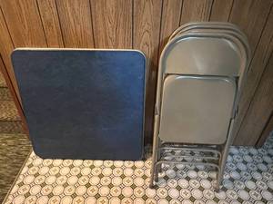 Folding Table & 4 Chairs