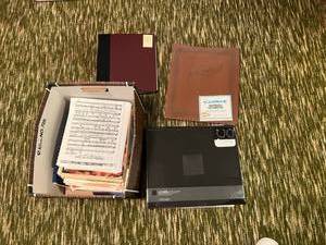 Sheet Music & New Scrapbooks