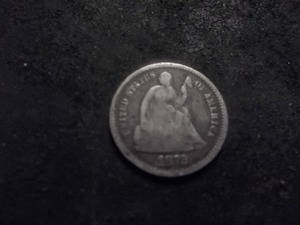 lot 6 image: 1872 S Half Dime