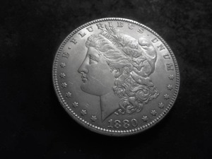 lot 16 image: 1880 O Morgan Silver Dollar