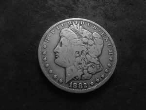 lot 20 image: 1882 CC Morgan Silver Dollar