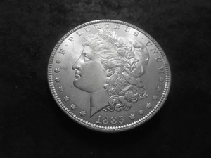 lot 30 image: 1885 Morgan Silver Dollar