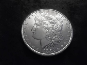 lot 33 image: 1886 Morgan Silver Dollar