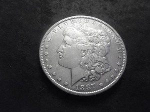 lot 36 image: 1887 Morgan Silver Dollar