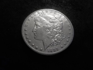 lot 43 image: 1889 S Morgan Silver Dollar