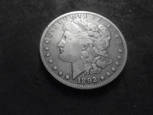 lot 49 image: 1892 S Morgan Silver Dollar
