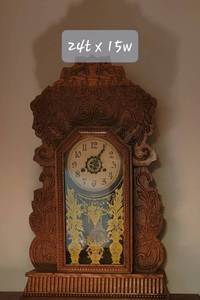 lot 57 image: Gilbert Antique Mantel Clock  Navy No. 2