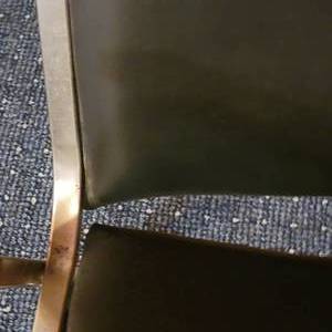 lot 166 image: Retro Black and Chrome Office Chair