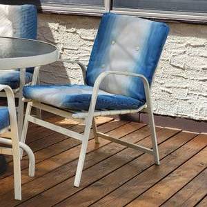 lot 73 image: Finkel Patio Table & Chairs with Umbrella