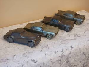 lot 115 image: Banthrico Coin Bank Cars  a