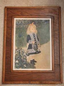 lot 180 image: Framed Print   Girl with a Watering Can by Renoir