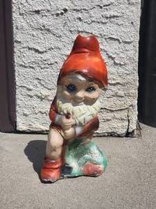lot 76 image: Concrete Garden Gnome Statueas