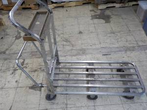 Metal Moving Cart - base is 40 x 18...