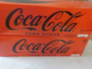 2 - 12 packs Zero Sugar Coca Cola ...