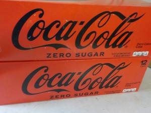 2 - 12 packs Zero Sugar Coca Cola ...