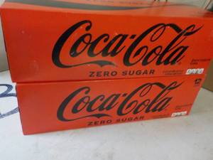 2 - 12 packs Zero Sugar Coca Cola ...
