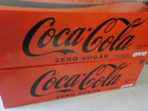 2 - 12 packs Zero Sugar Coca Cola ...