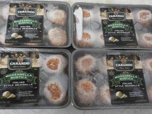 4 Frozen 1 lb. PKgs Carando Mozzar...
