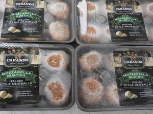 4 Frozen 1 lb. PKgs Carando Mozzar...