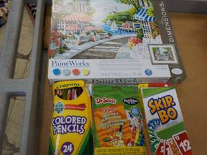 Colored Pencils, Paint Works and Sk...