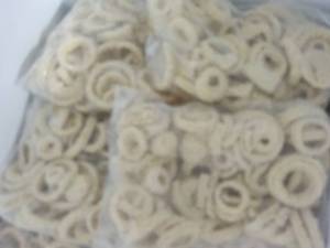 4 Frozen Bags Onion Rings...
