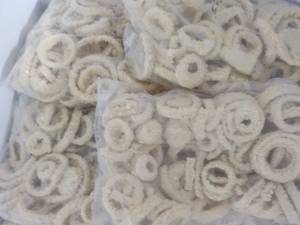 4 Frozen Bags Onion Rings...