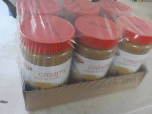 6 - 40 oz Jars Hannaford Creamy Pea...